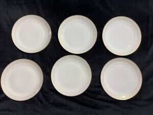 Arzberg Set of 6 Gold trim Dinner Plates